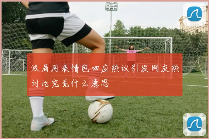 浓眉用表情包回应热议引发网友热讨论究竟什么意思